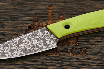 Нож EDC Lizard knives, клинок 85мм, сталь VG-10, рукоять G-10 зелёный