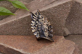 Бусина на темляк Жрец/Инти от мастерской Крымская бронза