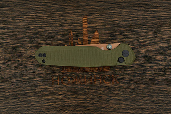 Нож складной Bestechman Velix, клинок 84мм, сталь Sandvik 14C28N, рукоять G10 зеленый