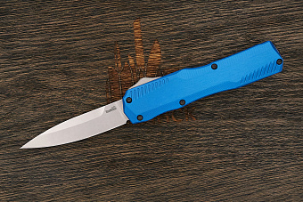 Автоматический складной нож Kershaw Livewire, сталь Magnacut, рукоять алюминий голубой