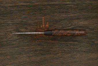 Разделочный нож Павла Никитина Скандинав, рукоять орех