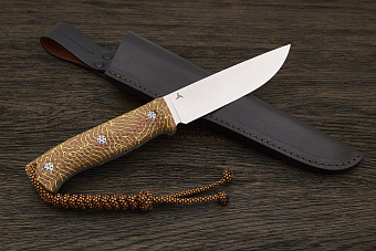 Нож туристический Ножинск-PRO Бушкрафт, клинок 125мм, сталь Elmax, рукоять crazyfiber