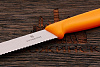 Нож кухонный Victorinox для масла 110мм, сталь Dauphinox, рукоять PP оранжевый - фото №2