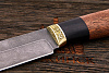 Нож туристический Эльбрус Беркут, клинок 130мм, дамаск - фото №4