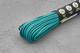 Паракорд 275 emerald green, 1 метр