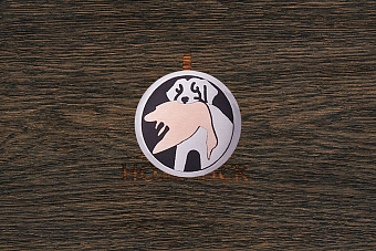 Мозаичный пин «Собака-I» 10,0×100 мм