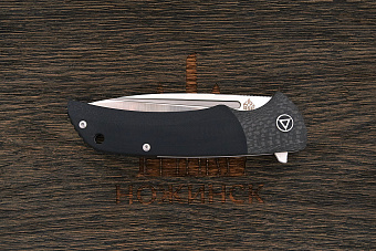 Нож складной QSP Harpyie, клинок 95мм, сталь CPM S35VN, рукоять карбон/ G10