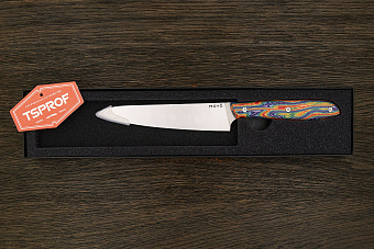 Нож кухонный MOYO Премьер универсальный 150мм, сталь AR-RPM9, рукоять crazyfiber Т1