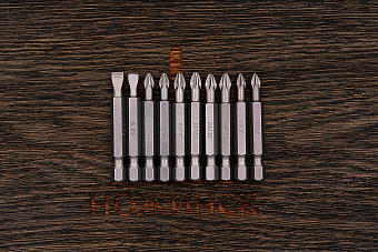 Набор бит 50мм SL5, SL6, PH1, PH2, PZ1, PZ2