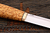 Финский нож Сергея Никитина, сталь Х12МФ, рукоять карельская береза - фото №5