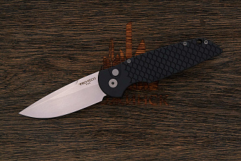 Автоматический складной нож Pro-Tech Tactical response III, сталь 154СМ stonewash, рукоять алюминий