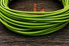 Кожаный шнурок 3мм (светло-зелёный), кратно 1м - фото №2