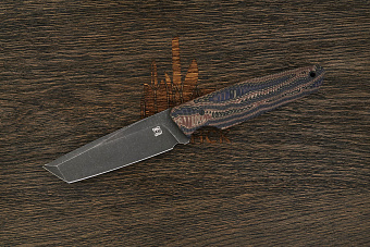 Нож туристический Lizard knives, клинок 103мм, сталь Х12МФ, рукоять Crazyfiber