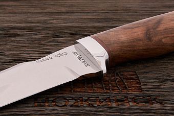 Нож туристический АиР Клык, клинок 155мм, сталь 100Х13М, рукоять орех/алюминий