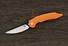 Нож складной Bestech Ornetta, клинок 90мм, сталь D2, рукоять G10 оранжевый - фото №1