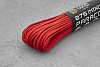 Паракорд 275 red, 1 метр - фото №1