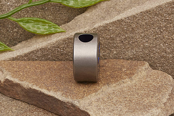 Титановая бусина на темляк «Смайлик.Злой» 