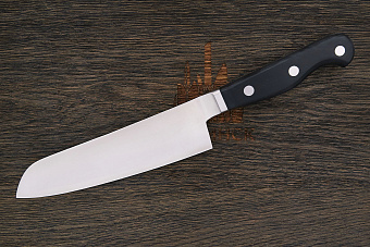 Нож кухонный Shimomura сантоку 170мм, сталь VG-10