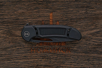 Складной нож We Knife Minax, сталь CPM-20CV blackwash, рукоять титан