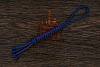 Темляк для ножа 'M "Змейка" (Navy, BlackSpiral purple) - фото №1