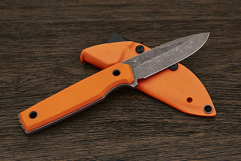 Нож EDC Нож с Котом Жак, клинок 89мм, сталь VG-10