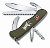 Складной нож Victorinox Hunter зеленый - фото №1