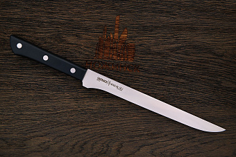 Нож кухонный Samura филейный 218мм, сталь AUS-8, рукоять пластик