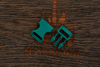 Застежка-фастекс 23×40мм. Гамма-5 (темно-зелёный)