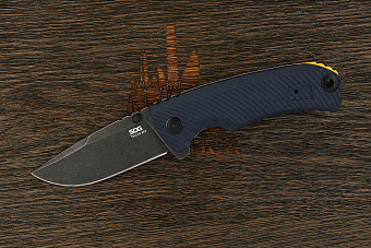 Складной нож SOG Tellus, сталь Cryo 440С, рукоять GRN фиолетовый