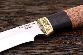 Нож туристический Эльбрус Тайга, клинок 110мм, сталь 95Х18