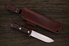 Нож туристический Южный крест Кедр-L, клинок 130мм, сталь N690Co, рукоять текстолит красно-черный - фото №2