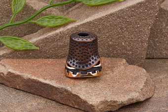 Бусина для темляка Напёрсток (бронза) от мастерской Братьев Пешковых