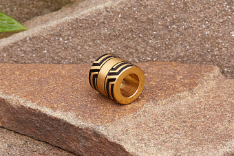 Бусина №4.2 (жёлтая)