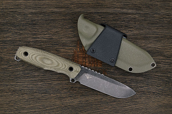 Нож тактический Нож с Котом Тик-так 6, клинок 115мм, сталь VG-10