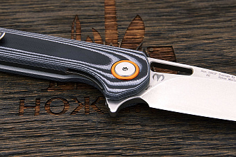 Нож складной Artisan Archaeo, клинок 98мм, сталь D2, рукоять G10 зебра