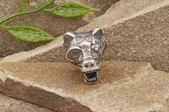 Бусина на темляк «Кибермедведь»