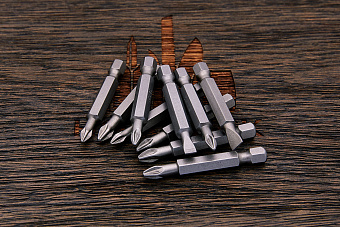 Набор бит 50мм SL5, SL6, PH1, PH2, PZ1, PZ2