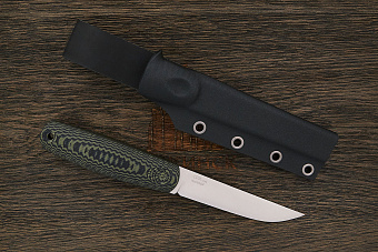 Финский нож Owl knife North-SF, сталь CPR, рукоять G10 черно-оливковый