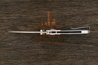 Нож складной QSP Vault, клинок 83мм, сталь Sandvik 14C28N, рукоять микарта/алюминий-WB