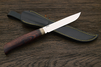 Финский нож Сергея Никитина, сталь JM390A, рукоять ironwood