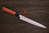 Нож кухонный Samura янагиба традиционный японский 270мм, сталь AUS-8, рукоять дерево - фото №1