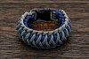 Браслет "Fish tail" gray/navy, размер М - фото №1