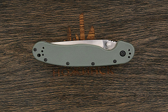 Складной нож Ontario RAT-1, сталь AUS 8, рукоять нейлон оливковый