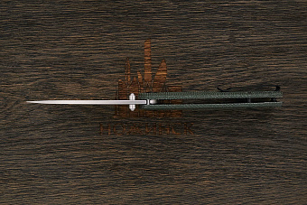 Нож складной CJRB Feldspar, клинок 89мм, сталь AR-RPM9, рукоять микарта зелёная