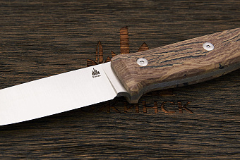 Нож туристический Ножинск-PRO Бушкрафт, клинок 115мм, сталь Elmax, рукоять микарта