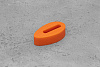 Больстер из G10-extra 9,5(+)мм, 34x18мм, оранжевый неон - фото №1