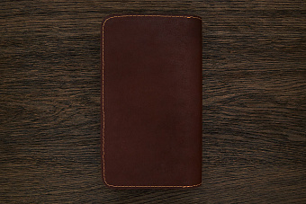 Полноразмерный портмоне 190×115мм с ножом коричневый