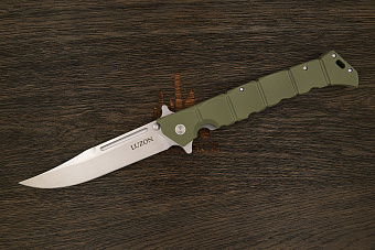 Складной нож Cold Steel Luzon Large, сталь 8Cr13MoV, рукоять термопластик зеленый