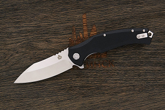 Нож складной QSP Snipe, клинок 90мм, сталь D2, рукоять G10 чёрный