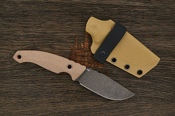 Нож туристический Lizard knives, клинок 95мм, сталь PGK, рукоять G-10 бежевый